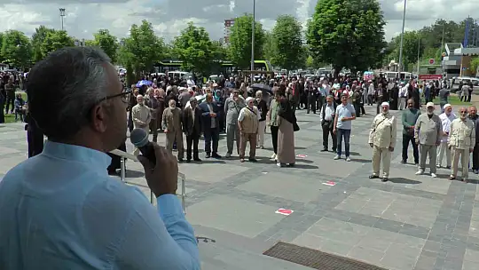 Kayserili hacı adayları uğurlandı
