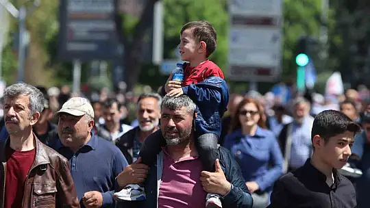 Kayserililerden Erdoğan'a sevgi gösterisi