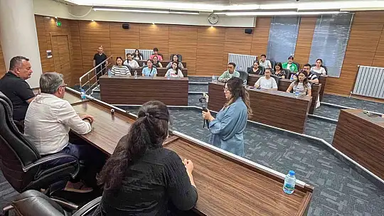 Kırgız öğrencilerden o ilçeyi ziyaret etti!