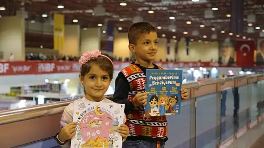 Kitap fuarına çocuklardan yoğun ilgi