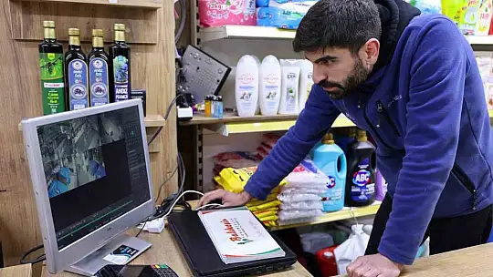 Kuruyemiş hırsızları kameralara yakalandı