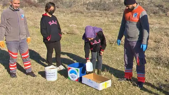 Sokak Hayvanlarına Mama Dağıttılar...