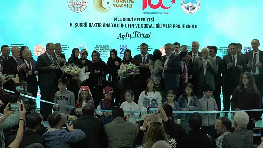 Melikgazi'de iki bakanlı açılış