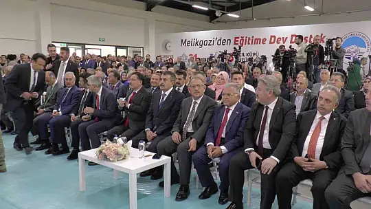 Melikgazi'de iki bakanlı açılış