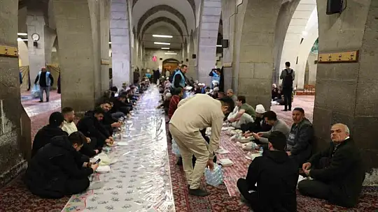 Melikgazi'de sahurda buluştular