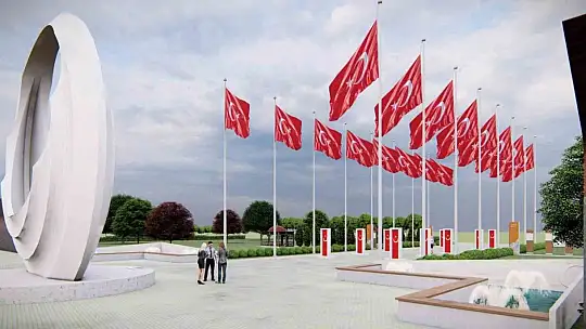 Melikgazi'den anlamlı park
