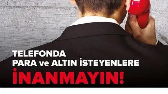 Polis vatandaşları uyardı