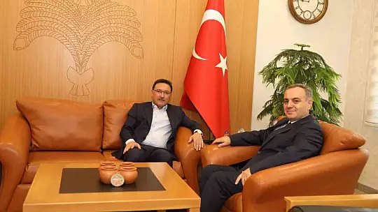 Rektör Altun, Vali Çiçek ve Başkan Büyükkılıç'ı Ziyaret Etti
