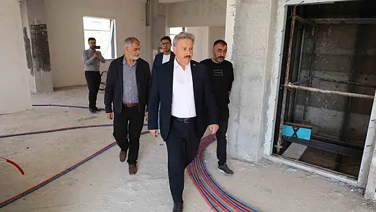 Başkan çalışmaları yerinde inceledi