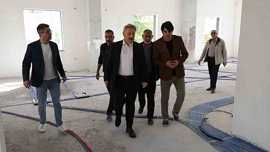 Başkan çalışmaları yerinde inceledi