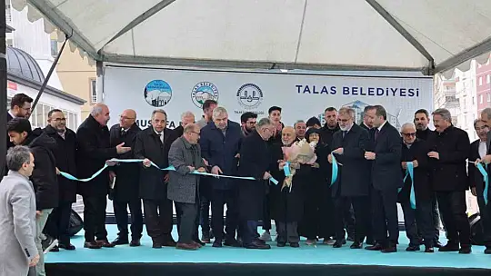 Hayırseverler iş başında! Talas Büyükperdah Camii açıldı...