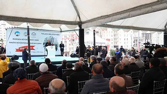 Hayırseverler iş başında! Talas Büyükperdah Camii açıldı...