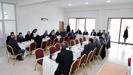 Talas kırsalında muhtarlarla koordinasyon toplantısı