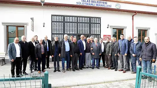 Talas kırsalında muhtarlarla koordinasyon toplantısı