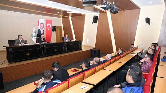 Talas Belediyesi'nde eğitim...