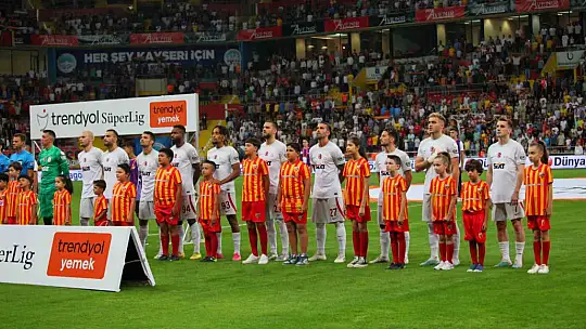 Trendyol Süper Lig: Kayserispor: 0 - Galatasaray: 0 (Maç devam ediyor)