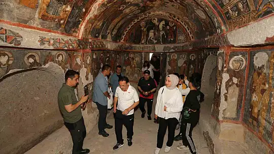 Protokol Soğanlı'da incelemelerde bulundu...