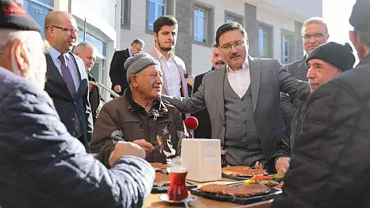 Vali Çiçek, Bünyan'da konuştu: Bu beni mutlu etti!