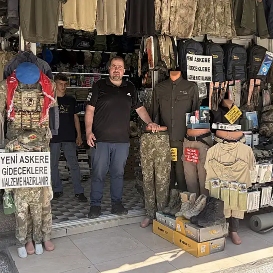 Askere gidecek gençler dikkat! Kayserili esnaftan tavsiyeler