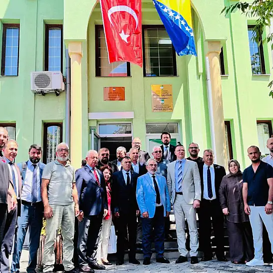 Başkan Yalçın Bosna’da kardeşlik mesajı verdi
