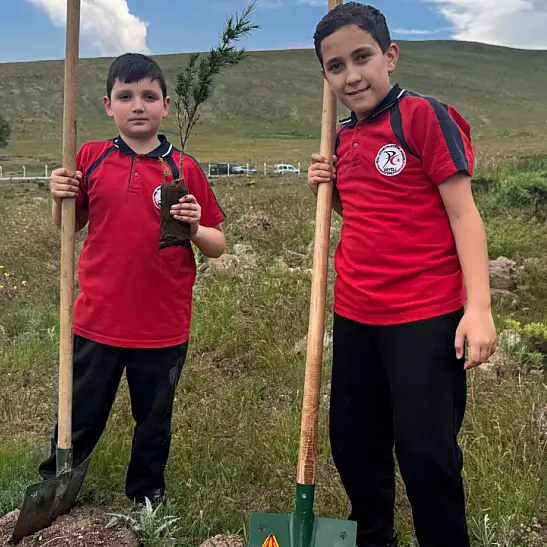 Büyükşehir’den Develi’de ağaçlandırma projesi hayata geçirildi