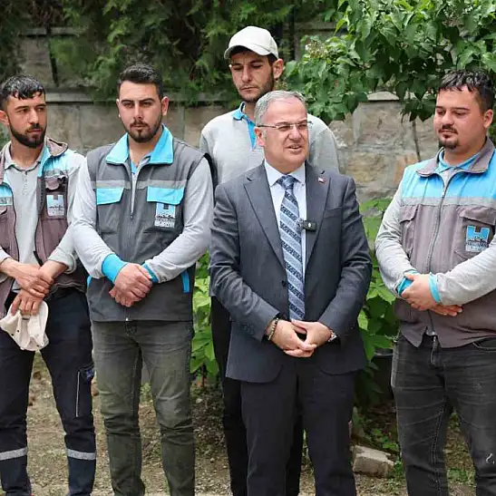 Hacılar'da personele teşekkür...