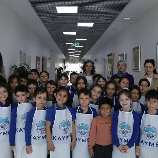 KAYMEK’in minik şefleri mutfakta