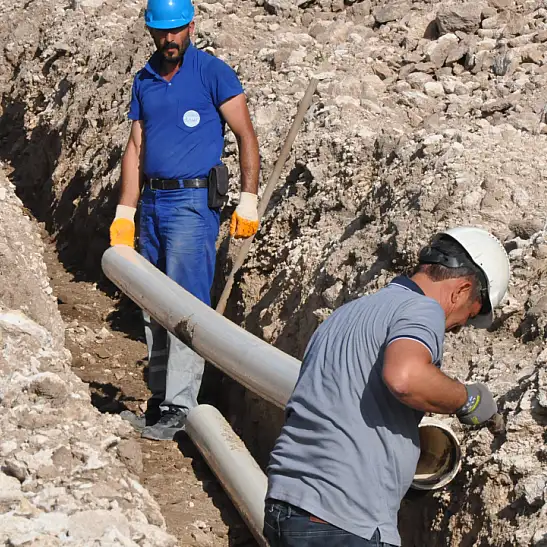 Kayseri'de borular döşendi: Kesintisiz içme suyu geliyor