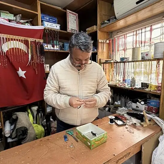 Kayseri'de tespihlere adanan ömür