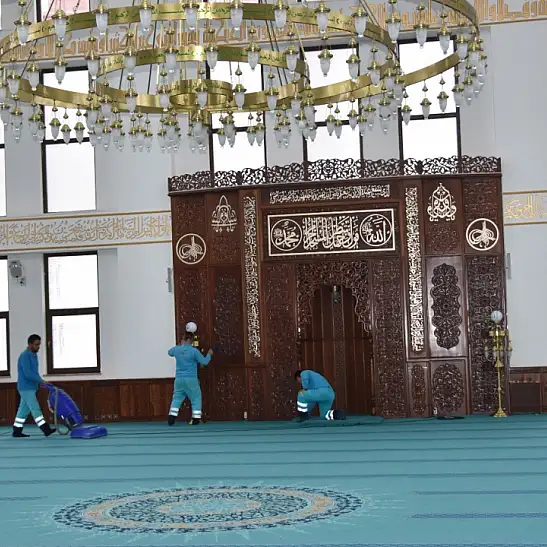 Kocasinan'da seferberlik başladı! Camiler tek tek temizleniyor