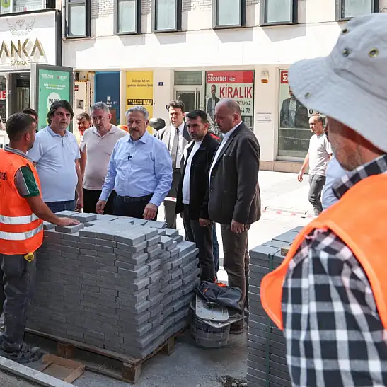 Melikgazi’de şehir merkezinde büyük dönüşüm! 2 bin 100 metrelik yenileme başladı