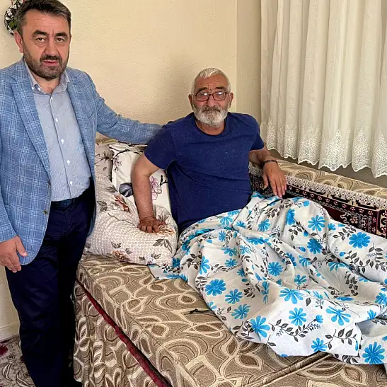 Müftülük personeline evinde moral ziyareti