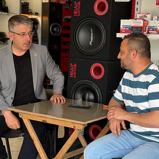 Şaban Çopuroğlu esnafla bir araya geldi! ‘Netice alıncaya kadar’