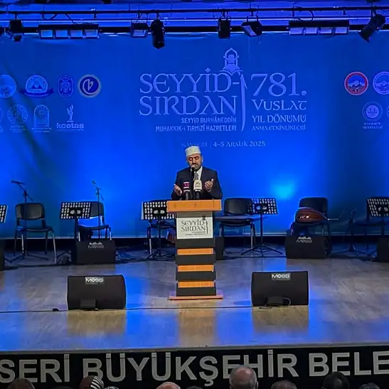 Seyyid Burhaneddin ölümünün 781. yılında dualarla anıldı