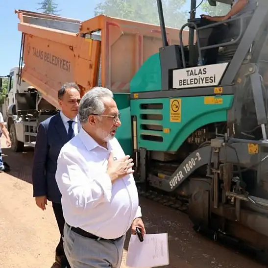 Talas'ta asfalt yılı ilan edildi: Yollar yenilendi