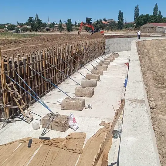 Tomarza’da taşkın koruma projesinde sona yaklaşıldı