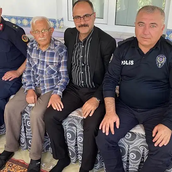Tomarza Kaymakamı Selim Eser’den gazilere vefa ziyareti