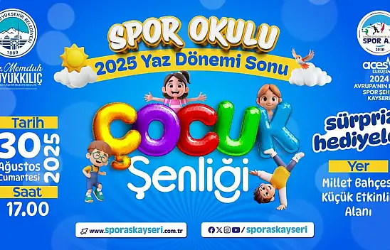 Kayseri'de şenlik düzenlenecek!