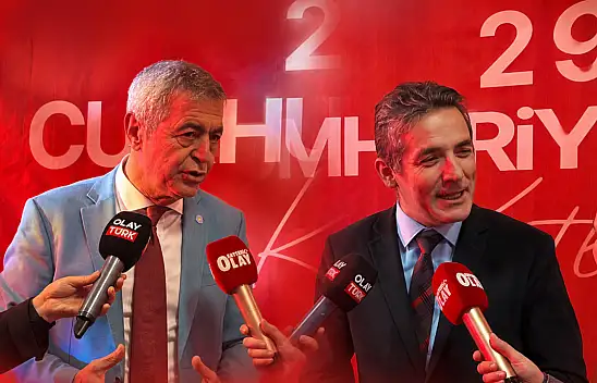 29 Ekim resepsiyonunda dikkat çeken sözler: Yücel ve Şener konuştu