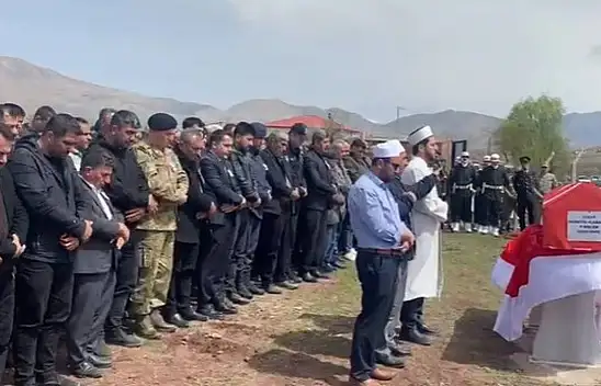 Kazada hayatını kaybeden jandarma personeli toprağa verildi