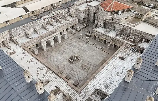 525 yıllık Gön Han'da son rötuşlar