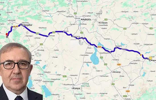 600 kilometre uzakta! Kütahya'daki Kayserili isim dikkat çekti
