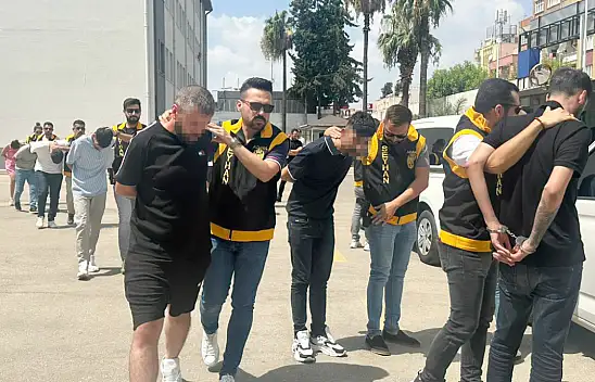 Adana'da dolandırıcılık operasyonu: 8 şüpheli yakalandı