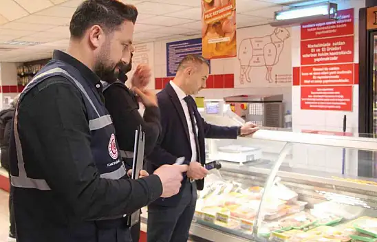 Bayram öncesi marketlerde denetim arttı