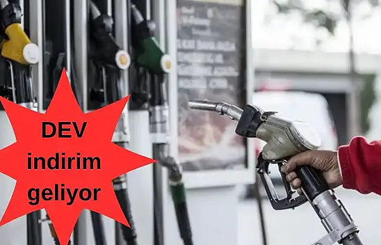 Akaryakıta dev indirim geliyor