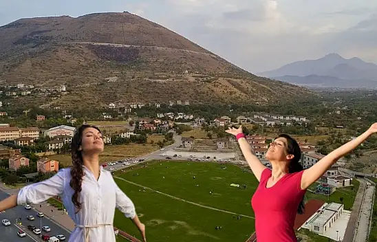Ali Dağı'na nefes alıp vermeye gittiler!