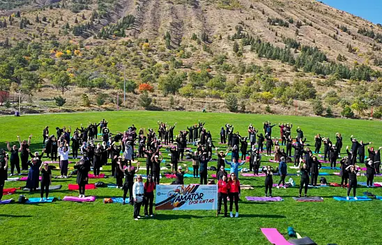 Ali Dağı'nda doğayla iç içe spor