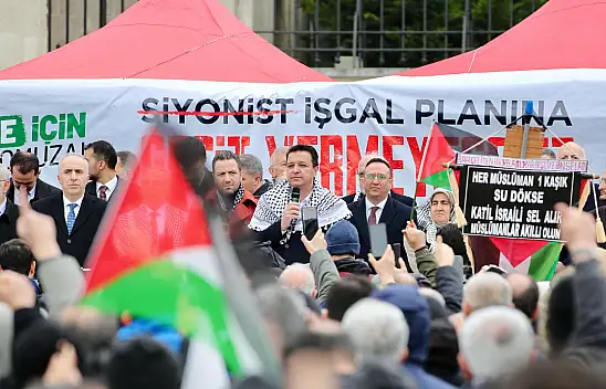 Arıkan Trump'a bu kez Beyazıt Meydanı'ndan seslendi