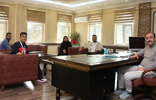Avrupa ikincisinden Başkan Mustafa İlmek'e ziyaret!