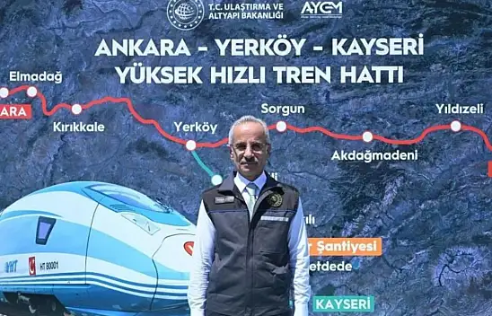 Bakan duyurdu: Yerköy-Kayseri hızlı tren hattı ne zaman açılıyor?